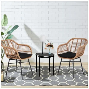 Furniture Taman Rotan Sintetis Tahan Cuaca