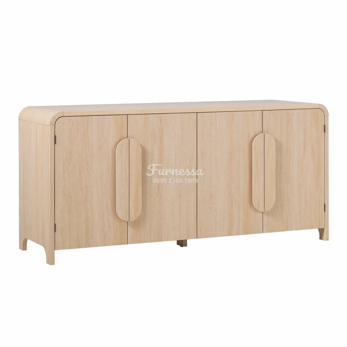 Kabinet Konsol Modern dengan Pintu & Rak Serbaguna Kabinet Konsol Modern dengan Pintu & Rak Serbaguna
