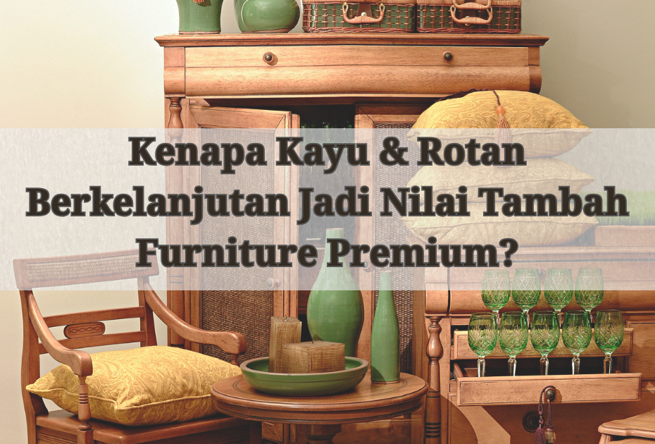 Kenapa Kayu & Rotan Berkelanjutan Jadi Nilai Tambah Furniture Premiu