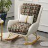 Kursi Goyang Armchair Elegan Untuk Zona Santai Rumah