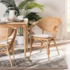 Kursi Rotan Natural dengan Desain Ergonomis