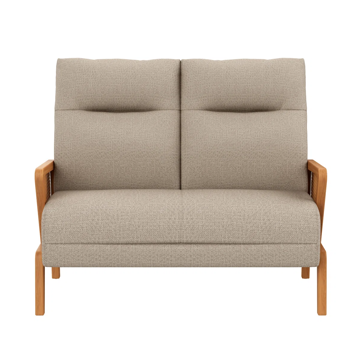 Kursi Sofa Loveseat Skandinavia Armrest Rotan