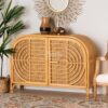 Lemari Hias & Buffet Rotan 2 Pintu
