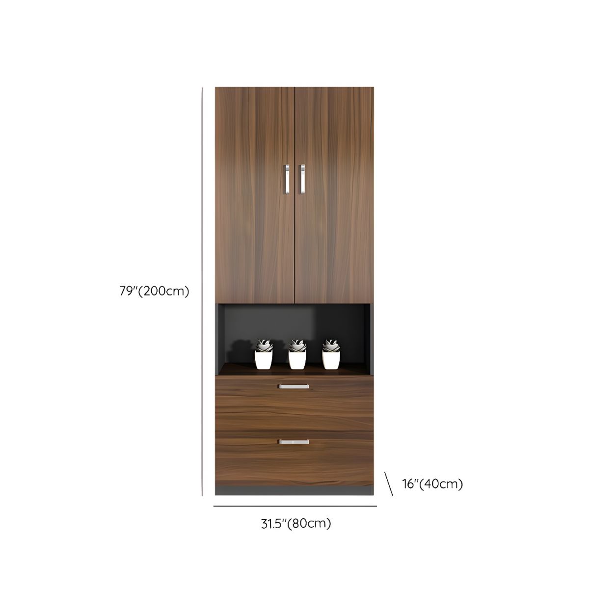 Lemari Kantor Serbaguna dengan Rak Display dan Storage