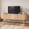 Lemari TV Kayu Solid Scandinavian Earth Tone
