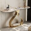 Meja Konsol Marmer Elegan untuk Interior Rumah Mewah