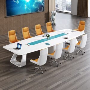 Meja Rapat Kantor Modern Finishing Glossy Premium