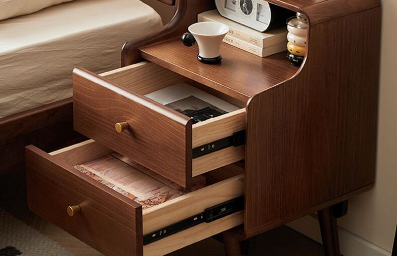 Nakas Kayu Minimalis Modern 2 Laci