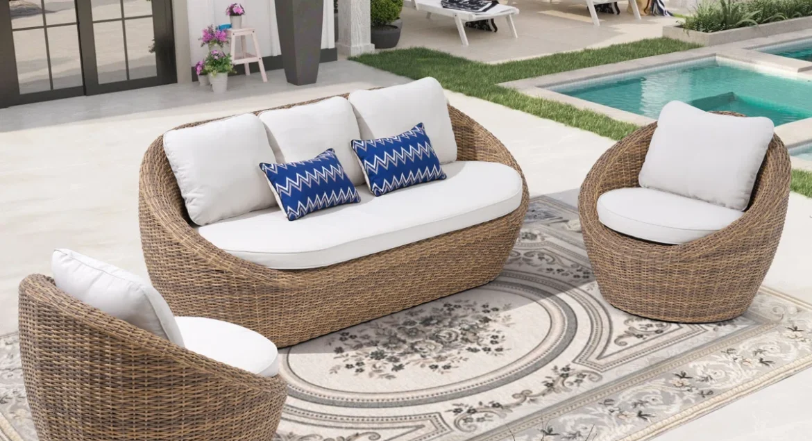 Set Furniture Rotan Sintetis Outdoor