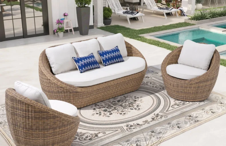 Set Furniture Rotan Sintetis Outdoor