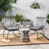 Set Kursi Meja Rotan Outdoor Simple & Stylish