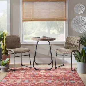 Set Kursi Teras Rattan Sintetis Minimalis