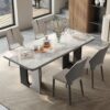 Set Meja Kursi Makan Premium Modern Luxury