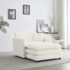 Sofa Accent Chair Nyaman Warna Putih untuk Ruang Tamu