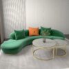 Sofa Minimalis Lengkung Desain Kontemporer