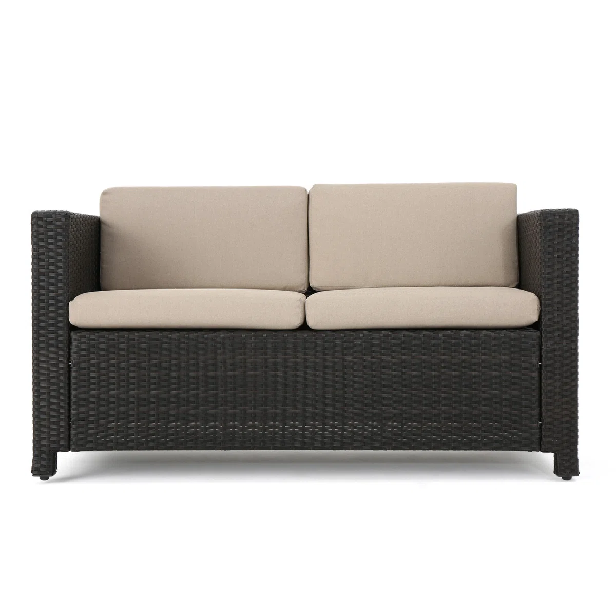 Sofa Santai Rotan Sintetis Dua Seater