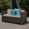 Sofa Santai Rotan Sintetis Dua Seater