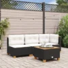 Sofa Tamu Elegan 3 Seater Rotan Sintetis