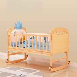 Tempat Tidur Bayi Kayu Multifungsi