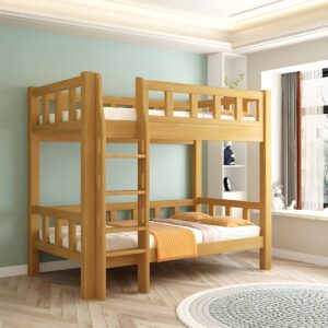 Tempat Tidur Susun Anak Kayu Solid Minimalis