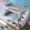 Tempat Tidur Susun Anak Kayu Tangga Laci Multifungsi