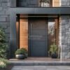 Pintu Minimalis Solid Wood dengan Finishing Natural