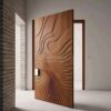Pintu Minimalis Kayu Solid Modern Elegan untuk Rumah Mewah