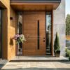 Pintu Rumah Minimalis Kayu Solid Modern Bisa Custom Ukuran
