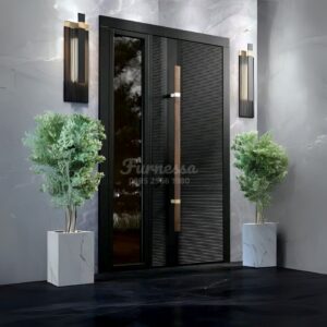 Pintu Kayu Solid Minimalis Elegan untuk Hunian Modern