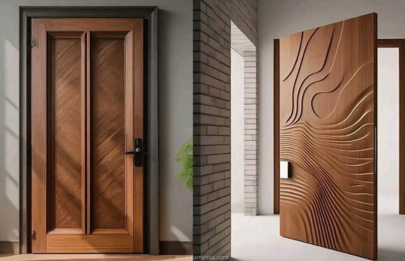 Pintu Utama Minimalis Premium dengan Finishing Mewah