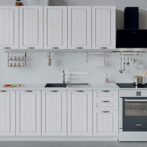 Kitchen Set Minimalis Modern FInishing Duco Putih 260 cm