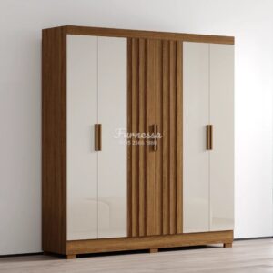 Lemari 4 Pintu Valencia Gaya Premium