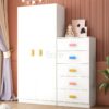Lemari Pakaian Anak Minimalis Warna Putih