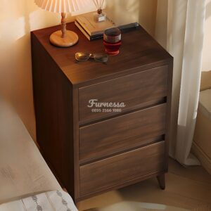 Nakas Kayu Minimalis 3 Laci Seri Bergen