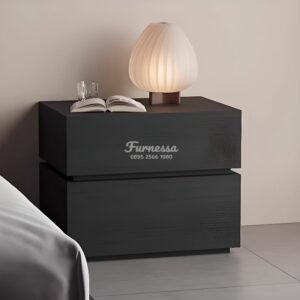 Nakas Minimalis Modern 2 Laci Seri Oslo Premium