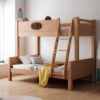 Tempat Tidur Tingkat Anak Kayu Natural Minimalis