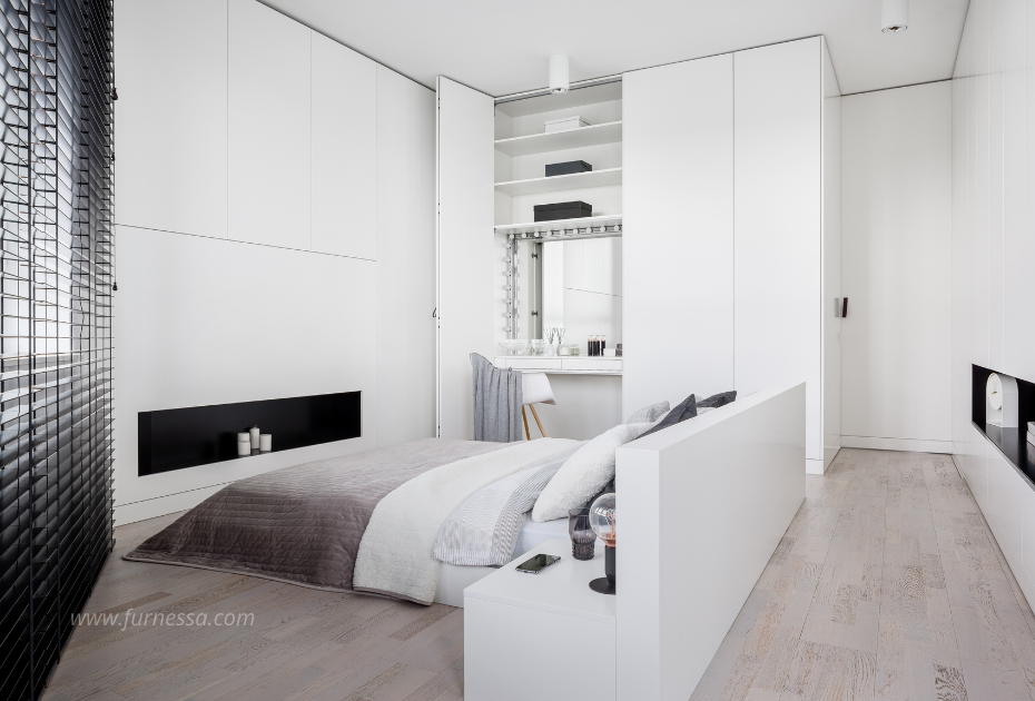 Inspirasi Lemari Pakaian Custom untuk Kamar Sempit