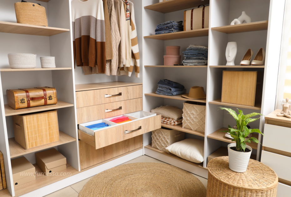 Inspirasi Lemari Pakaian Custom untuk Kamar Sempit