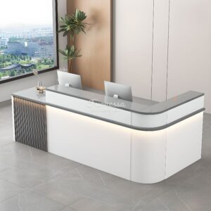 Meja Resepsionis Elegan untuk Kantor & Lobby