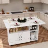 Kitchen Island Marble Multifungsi Modern