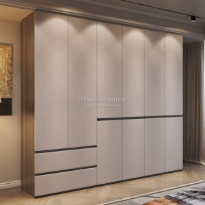 Lemari Pakaian Built-in Modern