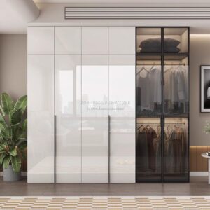 Lemari Pakaian Modern Luxury Kaca