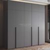 Lemari Pakaian Modern Minimalis Dark Grey