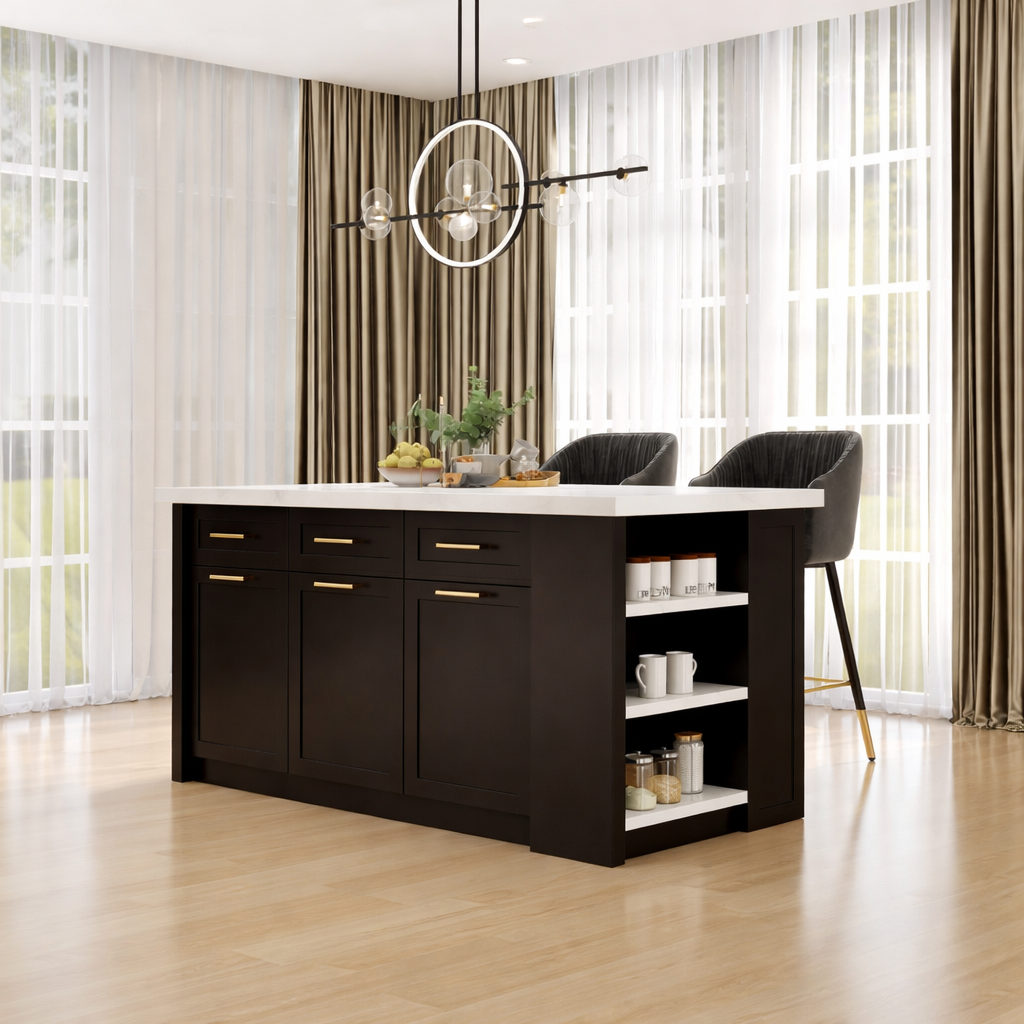 Meja Island Dapur Elegan Custom