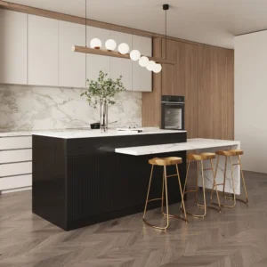 Meja Island Dapur Expandable Mewah