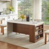 Meja Island Dapur Minimalis Kayu
