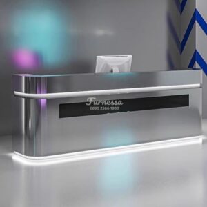 Meja Resepsionis Kantor Desain Modern dan Fungsional