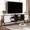 Meja TV Minimalis Kayu Jati Model Modern Terbaru