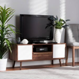 Meja TV Minimalis Scandinavian Model Terbaru Dari Kayu Jati