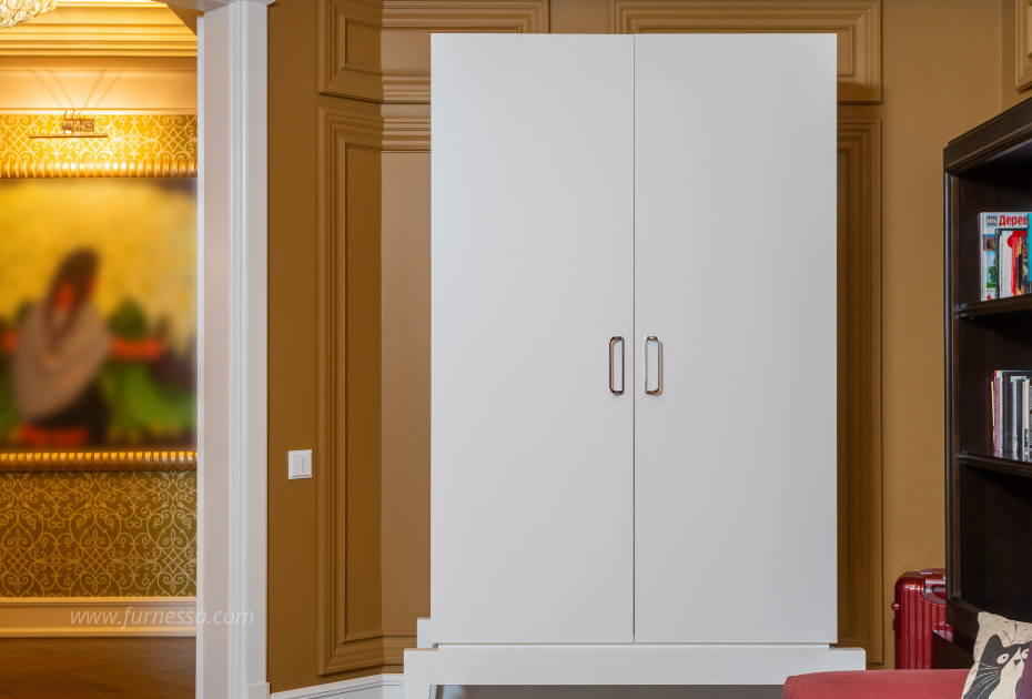 Lemari built-in adalah solusi ideal bagi rumah yang tidak memiliki banyak ruang